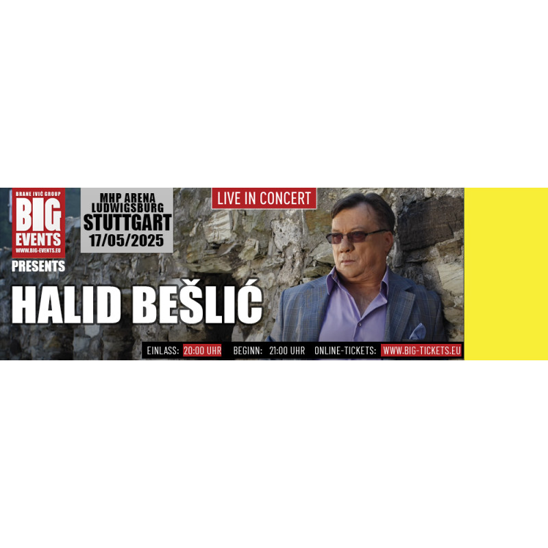 Tribühne - Halid Bešlić  | 17.05.2025 - MHP Arena Ludwigsburg