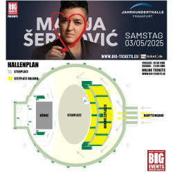 Behindertengerecht - Marija Serifovic | 03.05.2025 - Jahrhunderthalle  Frankfurt