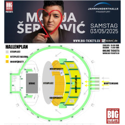 Stehplatz - Marija Serifovic | 03.05.2025 - Jahrhunderthalle  Frankfurt