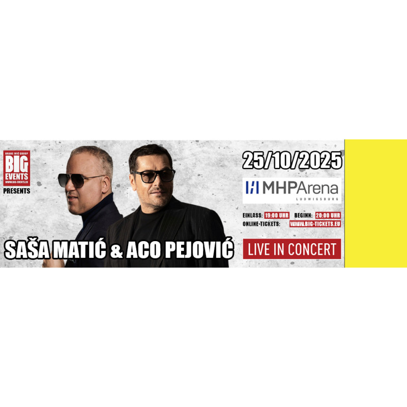 Tribühne - Sasa Matić & Aco Pejović | 25.10.2025 - MHP Arena Ludwigsburg