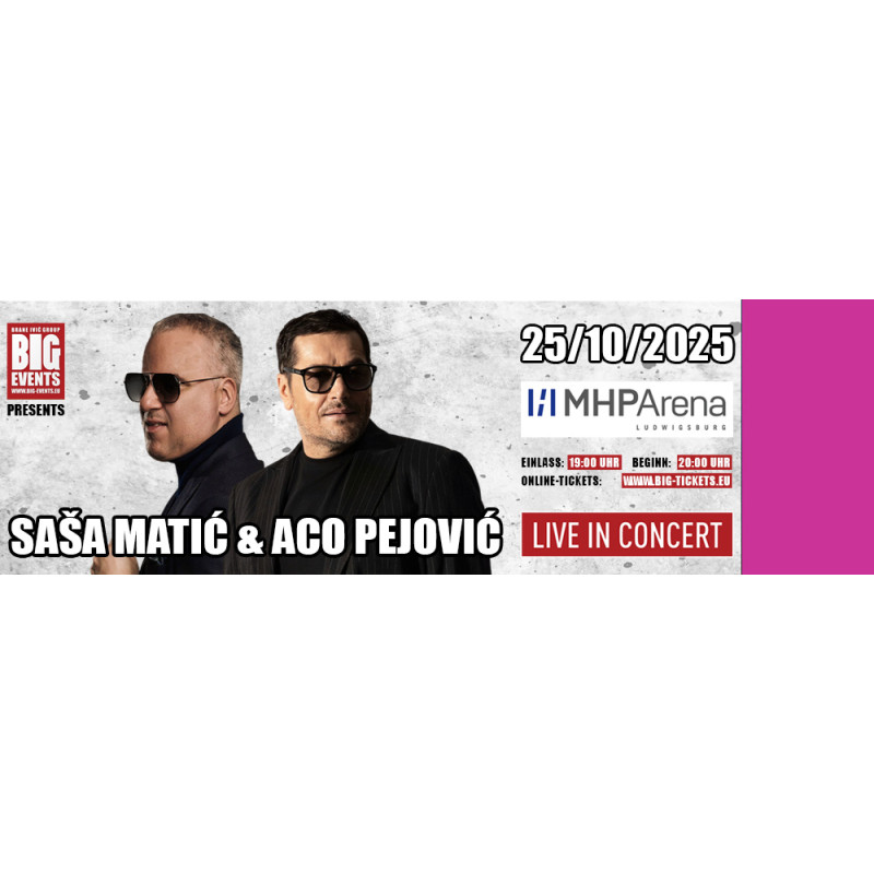 VIP Tribühne - Tribühne - Sasa Matić & Aco Pejović | 25.10.2025 - MHP Arena Ludwigsburg