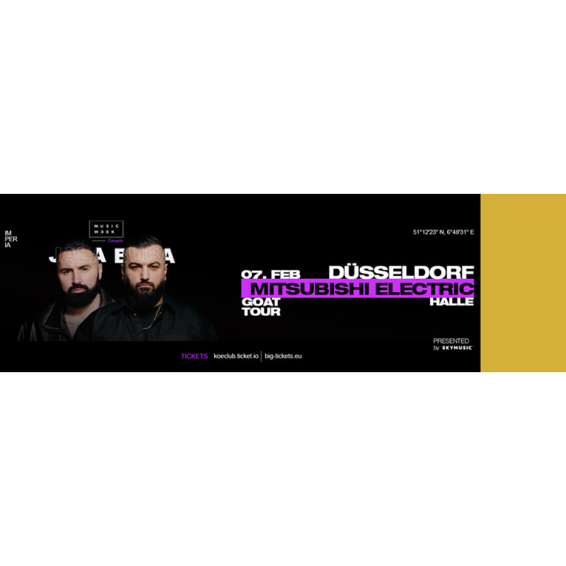Golden Circle - Jala Brat & Buba Corelli | 07.02.2026 - Mitsubishi Electric HALLE - Düsseldorf
