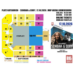 Tribüne - Senidah & Coby | 17.10.2026 | MHP Arena Ludwigsburg